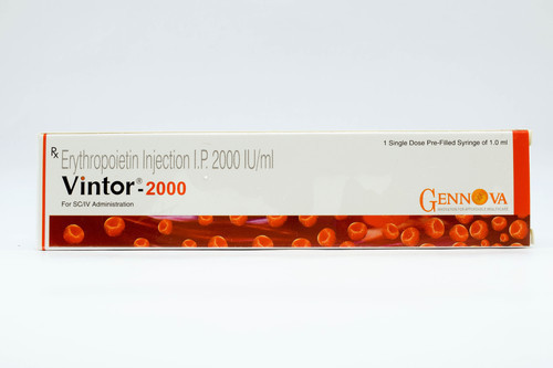 Vintor 2000IU (Erythropoietin) - эпоэтин альфа (Erythropoietin) , Emcure Pharmaceuticals Ltd.